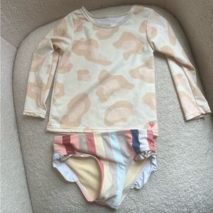 Pink chicken bathing suit